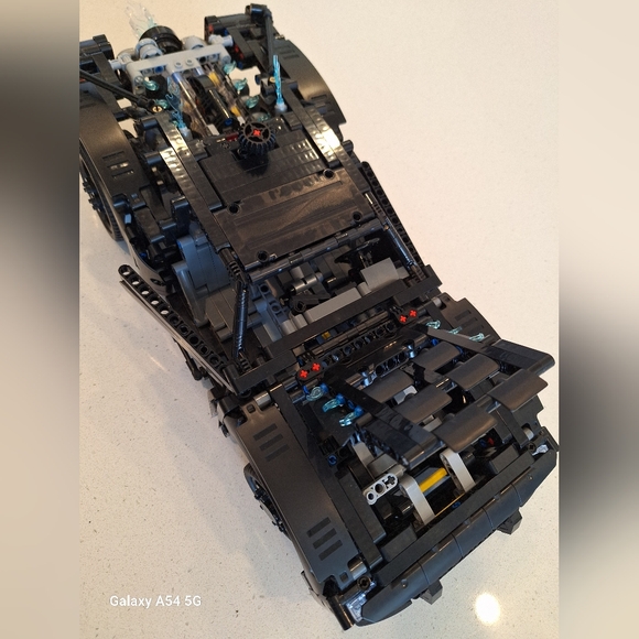 LEGO Batman Prebuilt Car, with Lights, Moving Engine, Flames, and Wheels - Picture 4 of 6